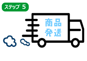 商品発送の画像