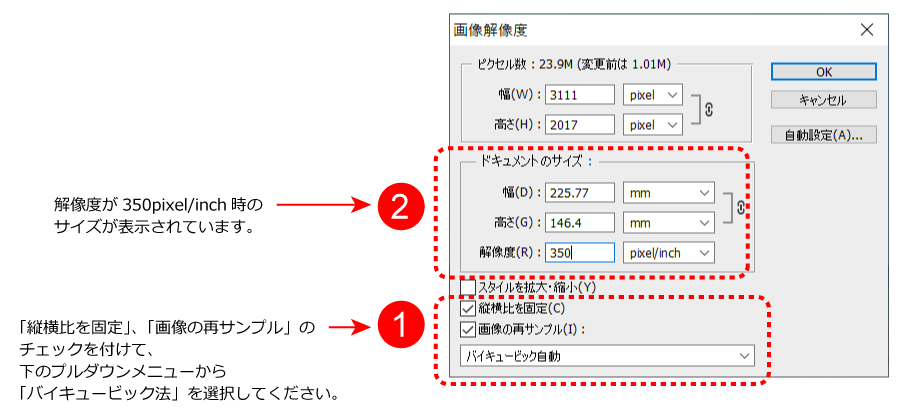 解像度ついて