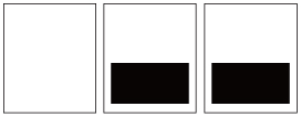 (花柄)カラー領収書 印刷の減感位置と版数について （3枚複写、減感2、版数１）